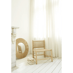 Charger l&#39;image dans la galerie, Treillage - fauteuil en teck naturel POMAX

