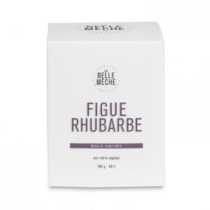 Bougie parfumée FIGUE RHUBARBE - La Belle Mèche